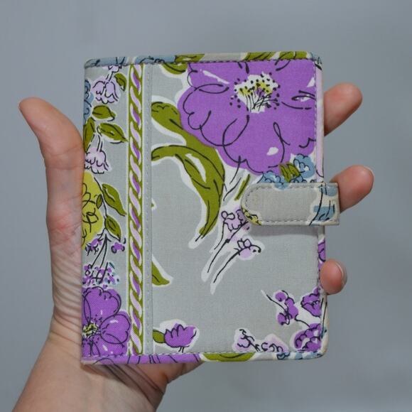 Vera Bradley Floral Travel Passport Wallet - Picture 1 of 8